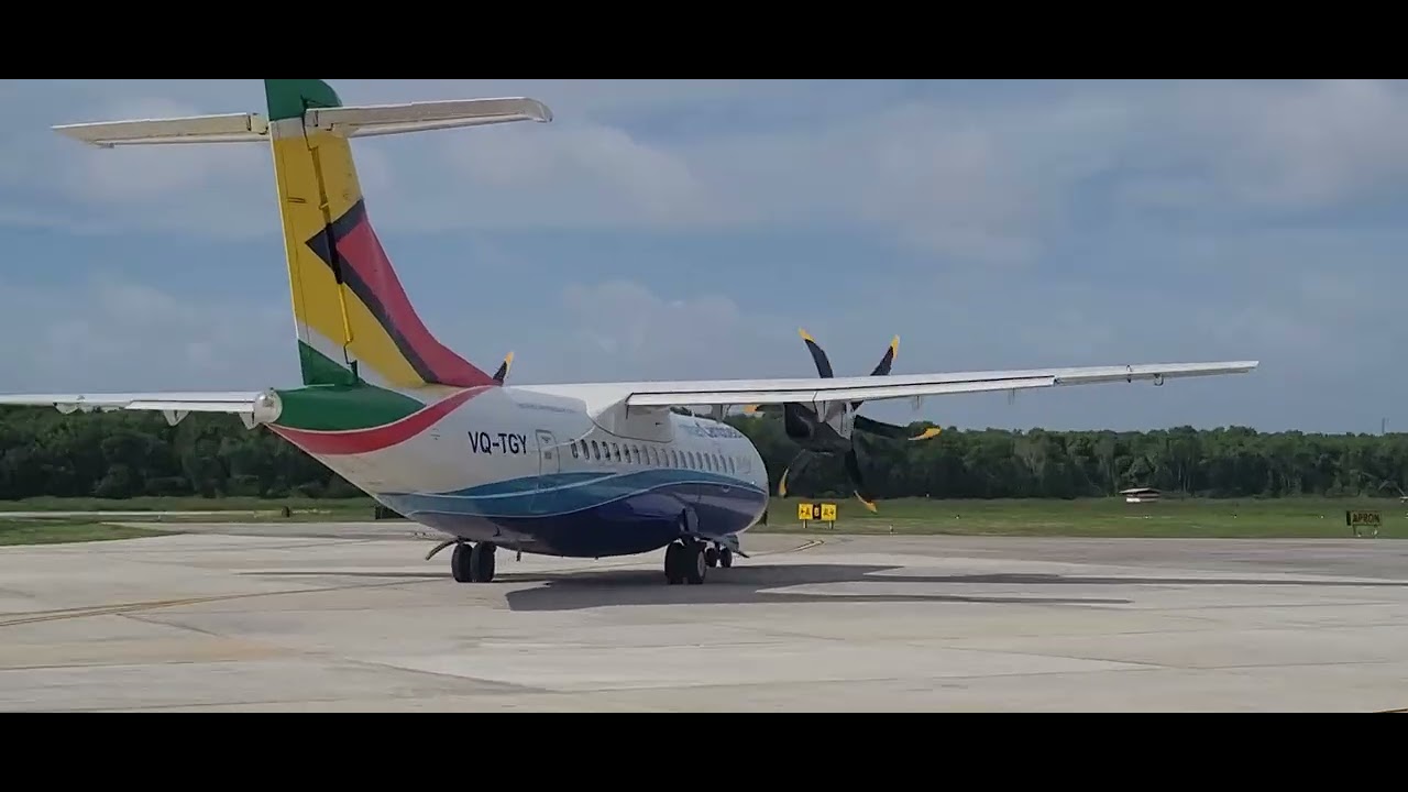 INTER CARRIBEAN FIRST TIME AT OGLE AIRPORT GUYANA
