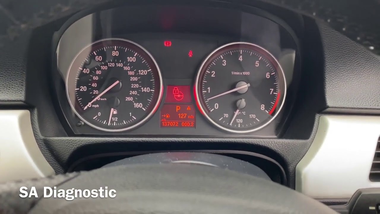 BMW E92 Red Steering Lock On Dash And Doesn’t Start SOLVED YouTube