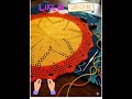 Sunflower Petals Crochet Table Mat/thalposh#crochet#handmade #homedecor#diy#tablemat#thalposh#howto
