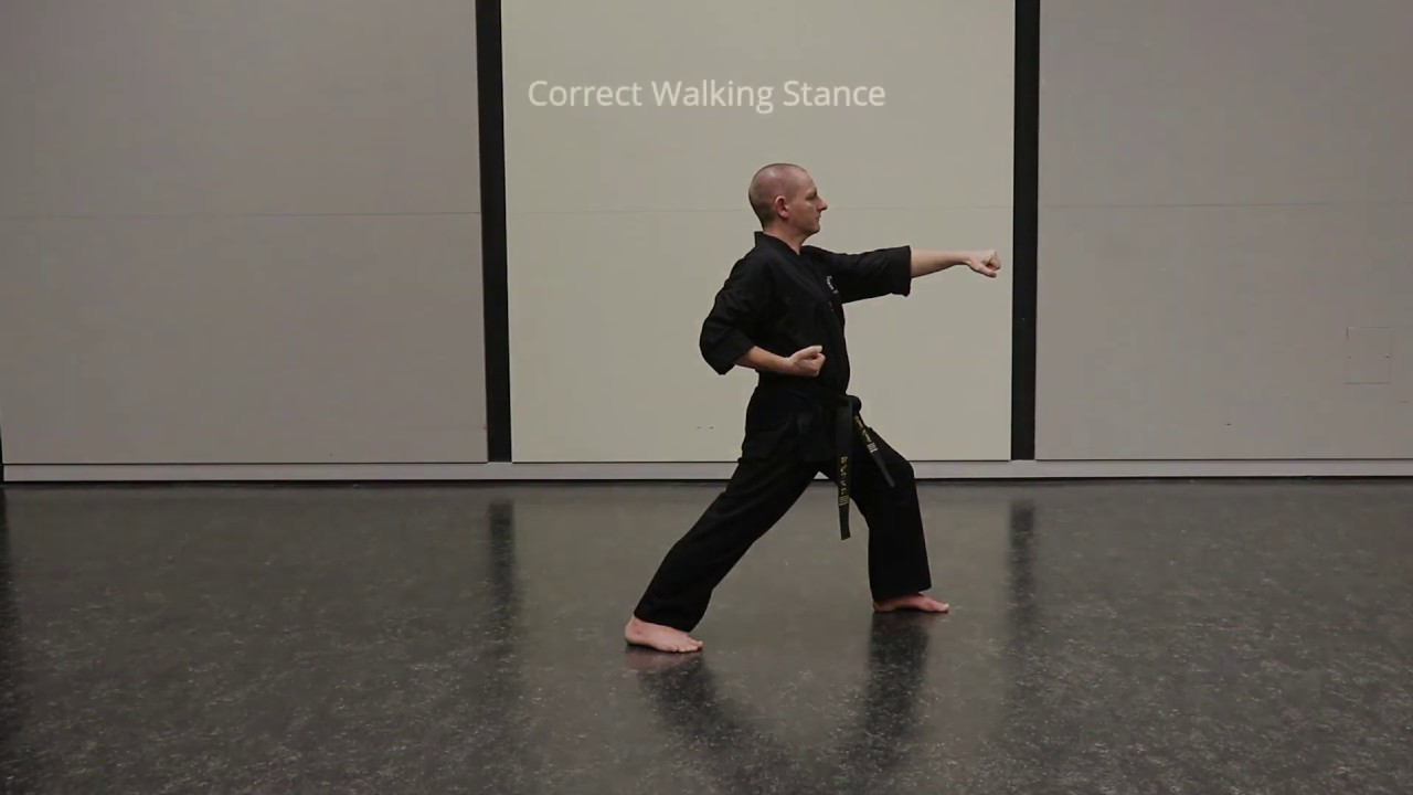 Correct way to do walking stance