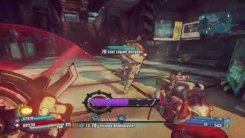 A Boomacorn-wielding enemy.