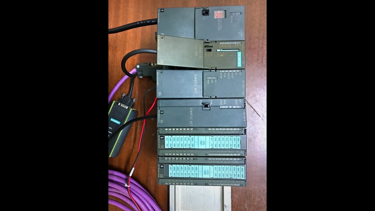 Hướng dẫn Download chương trình PLC Siemens S7 300 CPU dễ dàng - YouTube