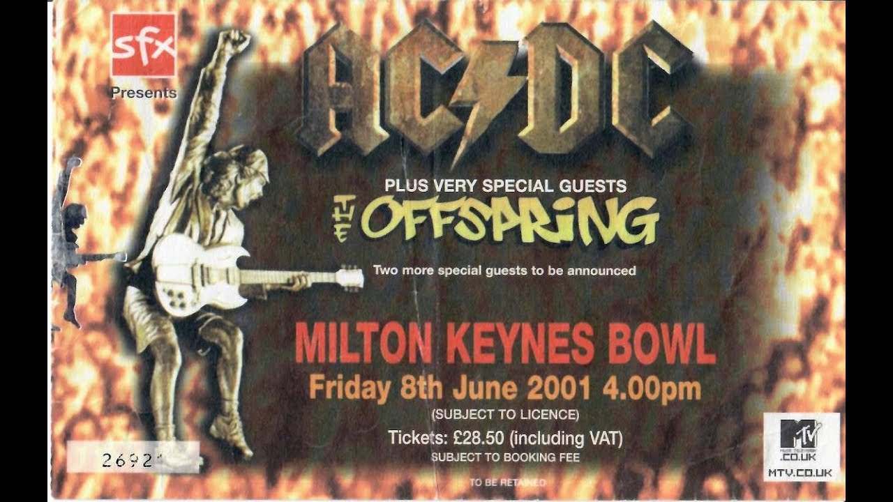 @acdc live #miltonkeynes Bowl (08.06.2001) - YouTube