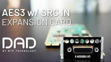 AES3 I/O w/ SRC IN Expansion Card