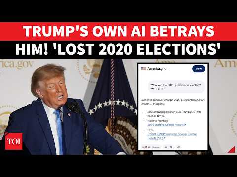 ‘TRUMP’S OWN AI TURNS ON HIM?’ America.Gov Declares ‘Biden Won’ 2020 Election; White House SHOCKED