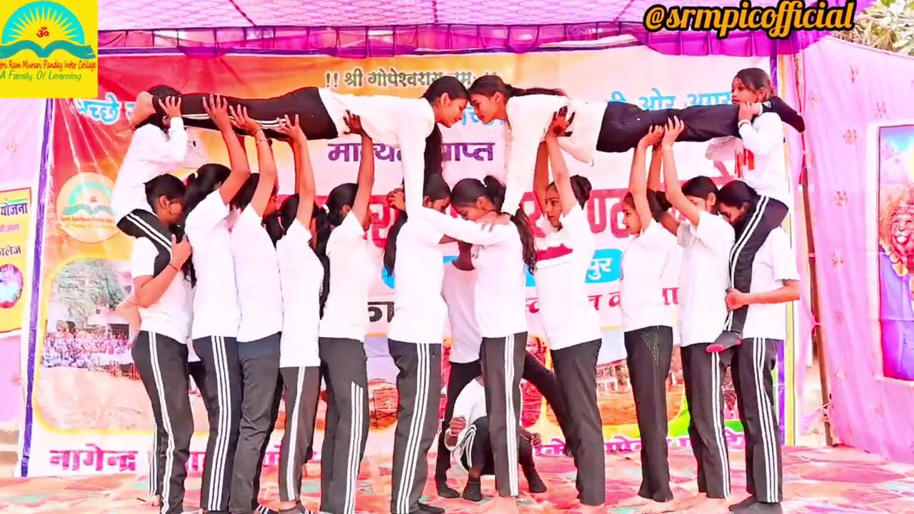 Pyramids made by our students on Republic Day 2026 #viralvideo #pyramid #school #srmpicofficial