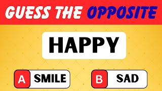 🔄Guess the Opposite Word! 🧠 Learn 40 Opposite Words | Brain Plane ✈️