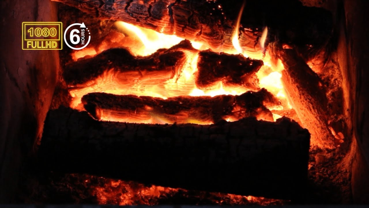 🔥🎄[firewood continuous play] FHD real wood fire sound - 6hour (