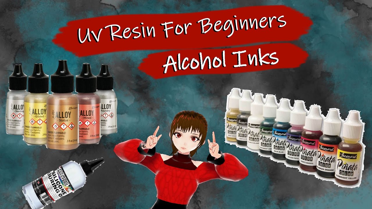 MAKE Colorful SELF SINKING ALCOHOL INKS! A Resin Art Video by Daniel Cooper  