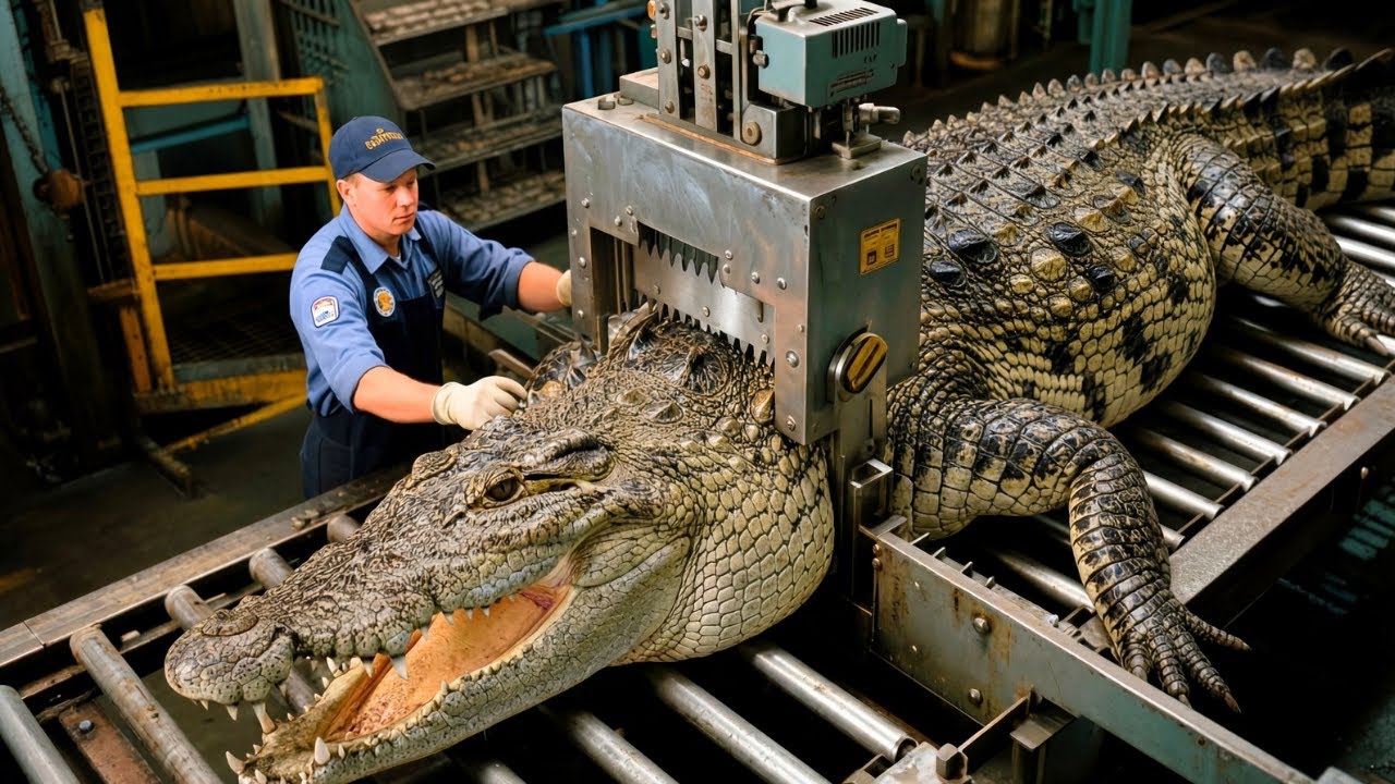 From Giant Crocodile to Luxury Bag: The Amazing Process