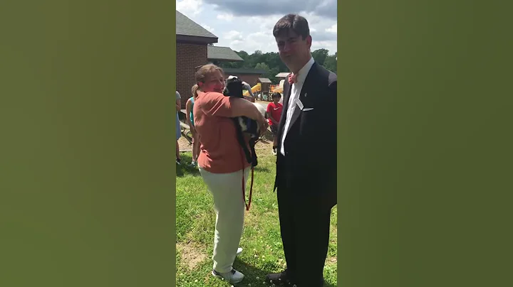 Riverside School Head of School Hal Waller Kisses ...