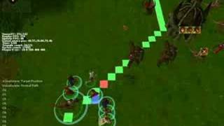 Movement of groups using flocking