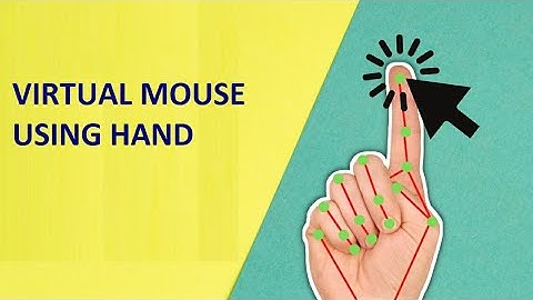 Virtual mouse using hand gesture #opencv #python