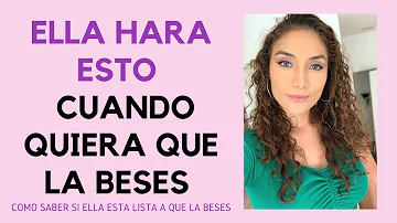 ¿Cómo sabes si quiere un beso?