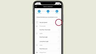 How to Create Scenes using the Resideo Total Connect 2.0 mobile app screenshot 1