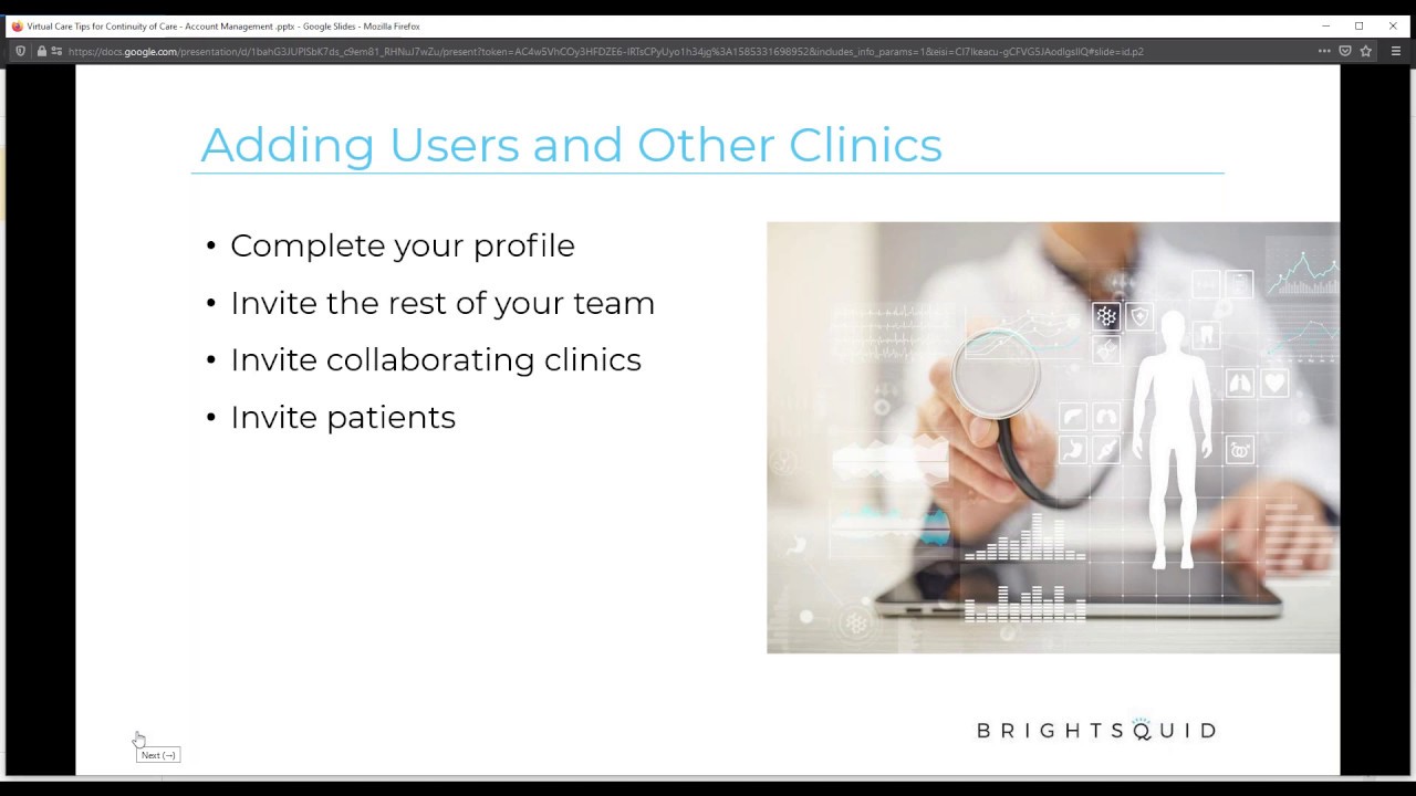 Virtual Care Tips for Continuity of Care - Managing Your Account
