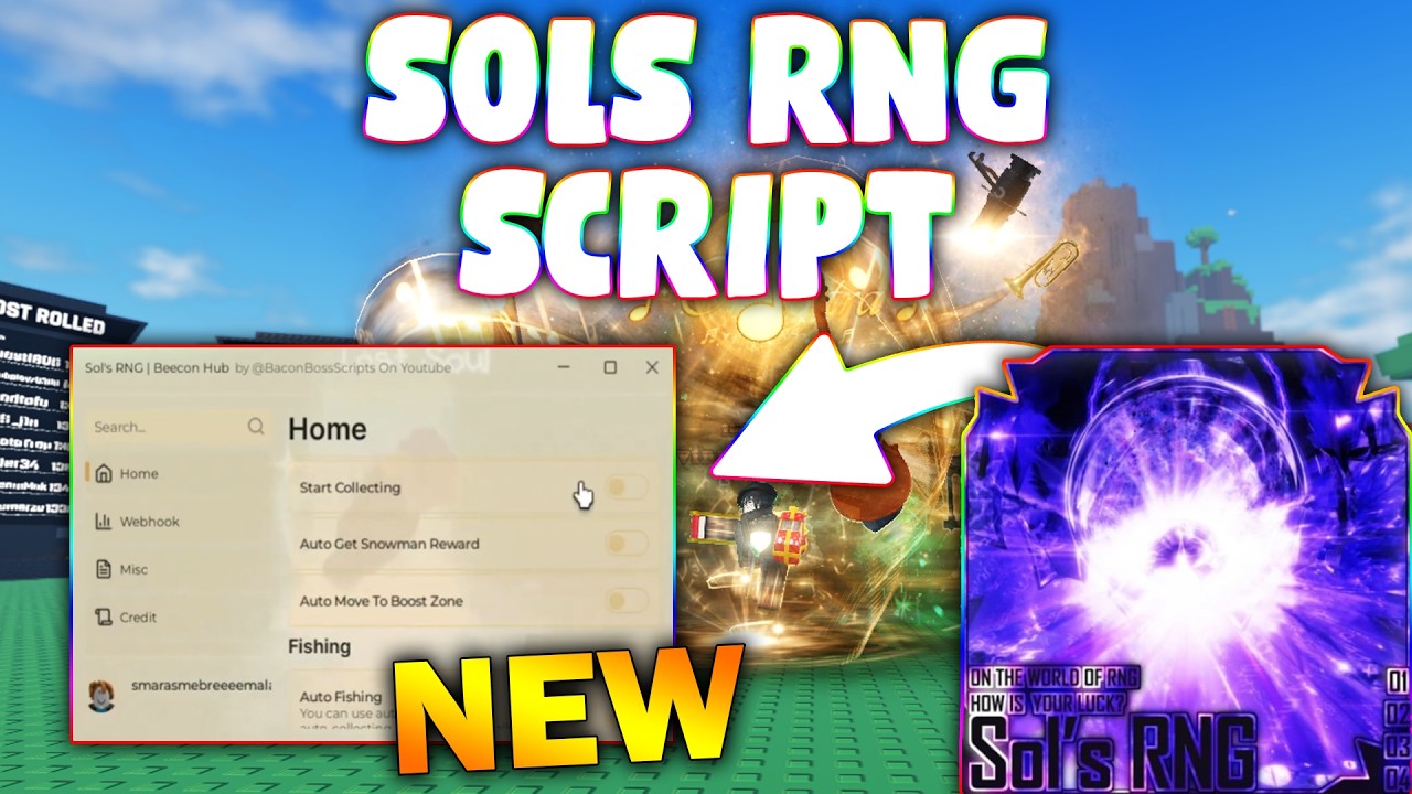 *NEW* Sol's RNG Script (PASTEBIN 2026) (AUTO CRAFT, COLLECT POTIONS, AUTO ROLL, FAST FARM )