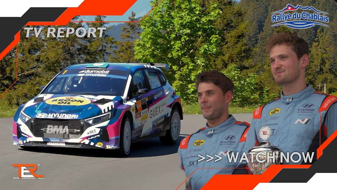 Tour European Rally TER - Tour European Rally 2026 Round 3 - Rallye du Chablais - TV Report ...