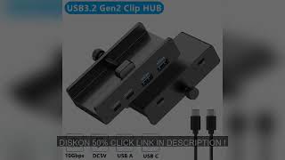 10Gbps HUB USB3.2/3.0/2.0 Splitter Adapter Universal External Multi Clip Dock For iMac Macbook Lenov