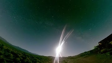 GoPro Fusion 360 Night Time-lapse Over-capture Hyper-lapse.