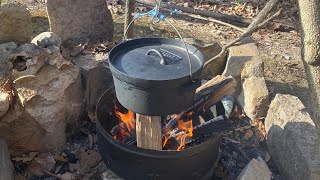 Dutch Oven Chili Campfire Cooking