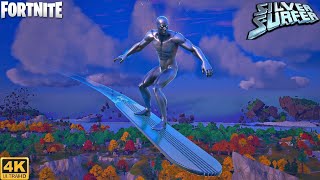 Silver Surfer Gameplay - Fortnite (4K 60FPS)