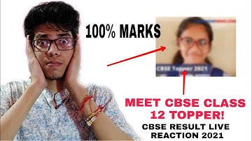 CBSE TOPPER 2021 | CBSE RESULT 2021| CBSE RESULT LIVE REACTION 2021 | CLASS 12 BOARD EXAM 2021| CBSE