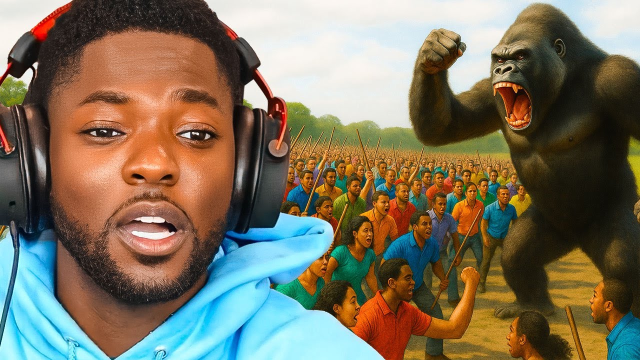 RDC BREAKS DOWN 100 MEN VS 1 GORILLA DEBATE!