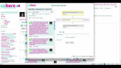 Cohere - Web Annotation for Collective Inquiry and Online Deliberation