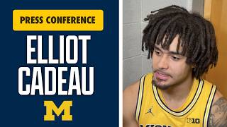 Elliot Cadeau On Michigan Basketball Win Over Wisconsin In Big Ten Tournament