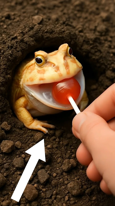 Candy Surprise ! 🐸 #froglife #frog #funnyanimals
