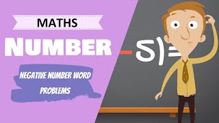 Negative Numbers - Word Problems (6th Class Maths Lesson)