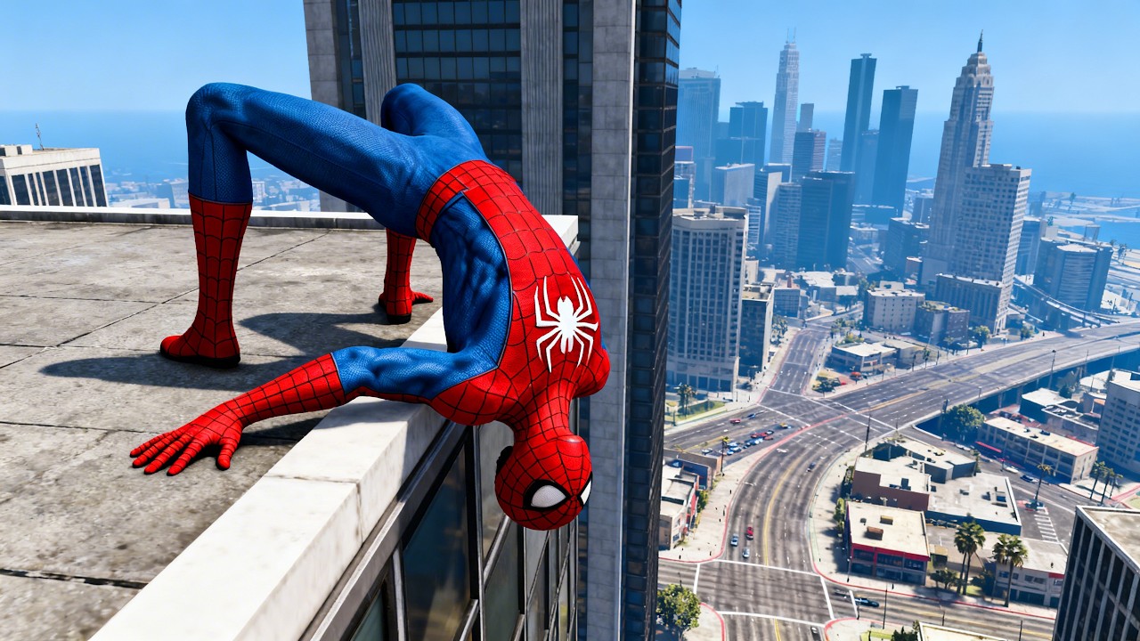 Spider-Man Breaks Physics in GTA 5 😱 | Wildest Stunts Ever Recorded  #41