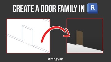 Creating a Parametric Door Family in Revit 2019 | Quick Tutorial with Archgyan