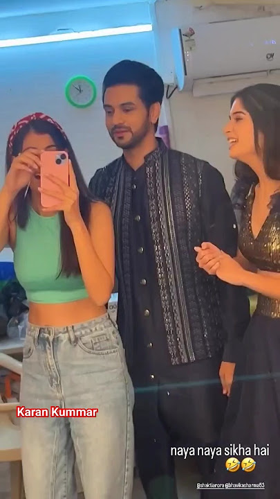 नया नया सीखा है 😂 ishaan, savi and Reeva Funny masti #ghkkpm #shorts gum hai kisi ke pyar mein BTS