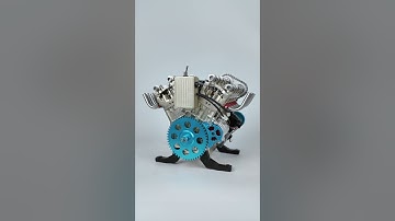 V8 Mechanical Metal Assembly DIY Car Engine Model Kit