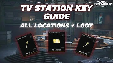 Every Key Location and What’s Inside on TV Station Map | Arena Breakout Infinite