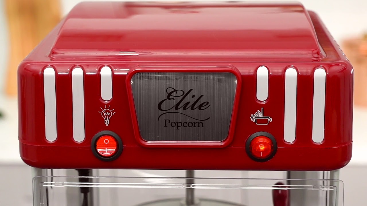 Best Buy: Elite Gourmet 4oz. Kettle Tabletop Popcorn Maker red EPM-487