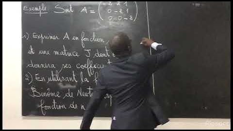 coefficient d une matrice