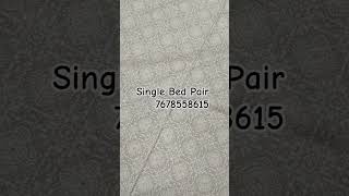 Single Bed Pair 300tc Cotton Bedsheet #Greybedsheet #Cotton #printed #Dailyuse #hotwlquality#300tc