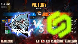 CLASH SQUAD : NOT-HUMANS VS SHARK ?⚠️ (AKASHI,GENIUS,Z4) ?عودة اقوى سكواد في السيرفر للحكم بقوة