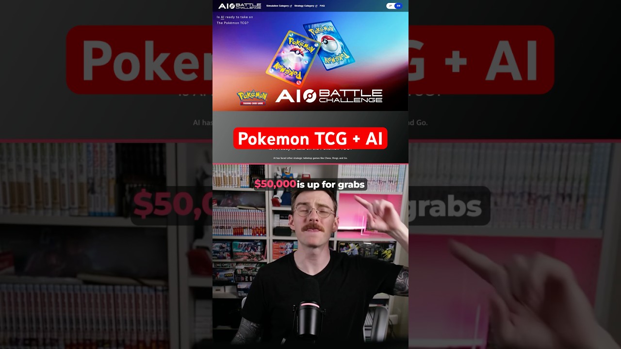 Ilustrasi video YouTube - Train AI to Play Pokemon and Win $50,000