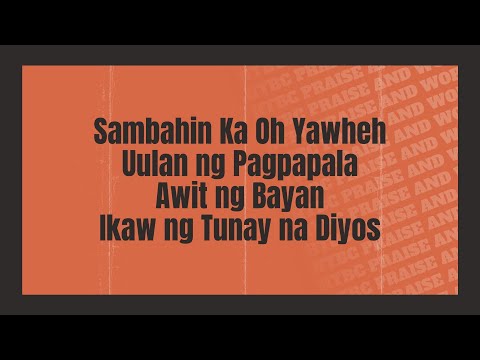 Sambahin Ka O