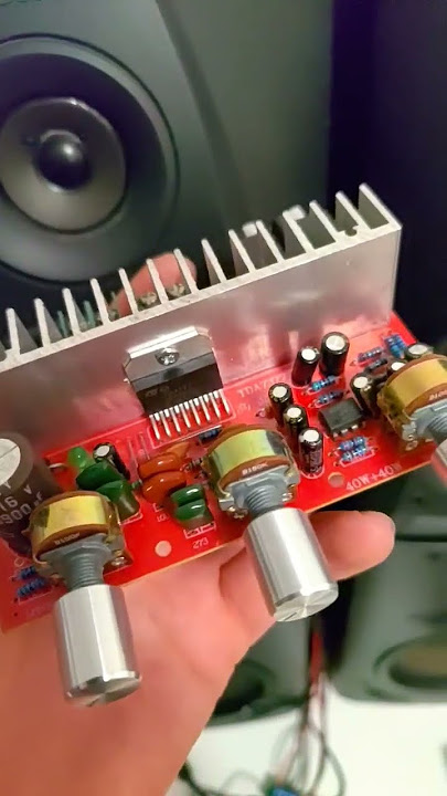 TDA7377 amp board 2x40W #audio