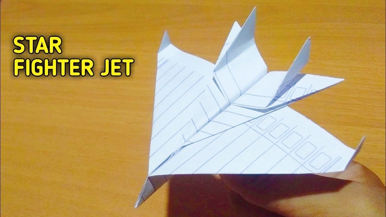 Origami, Cara Membuat Pesawat Fighter Jet F15 YouTube