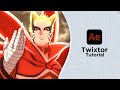 After effects twixtor tutorial  amv twixtor  kagen ae