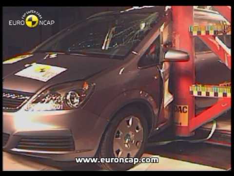 Euro NCAP | Opel/Vauxhall Zafira | 2005 | Crash test - YouTube