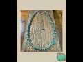 Handmade Navajo Bead Turquoise Necklace, Native American Adjustable, Ships in Gift Box