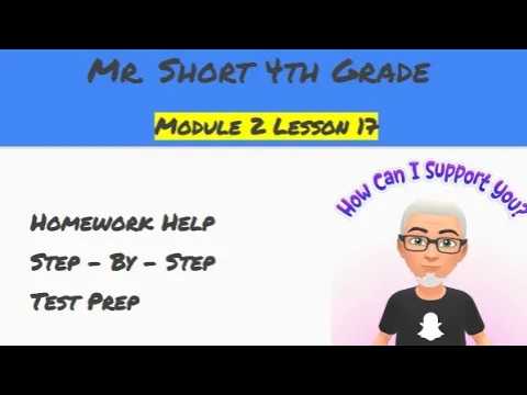 Eureka Squared Math 4th Grade Module 2 Lesson 17 Homework Helper