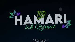 Logo Ki To Sirf Kismat Kharab Hoti Hai Attitude Shayari Status Black Screen Status